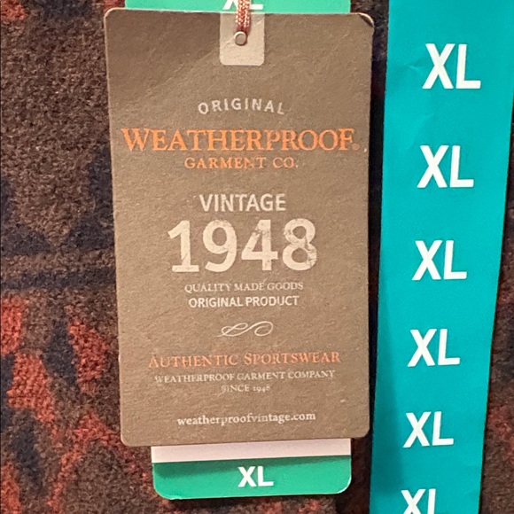 Weatherproof Red and Black Geometric Teddy Jacket - Picture 2 of 5